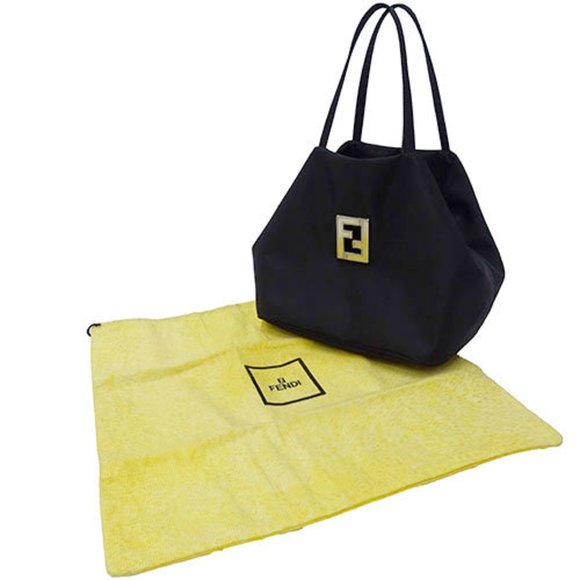 FENDI bag women's handbag nylon black 15561 - Picture 6 of 15